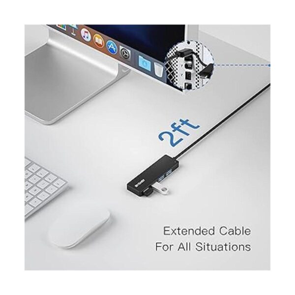 BYEASY Hub USB concentrador USB 3.1 C a USB 3.0 con 4_6