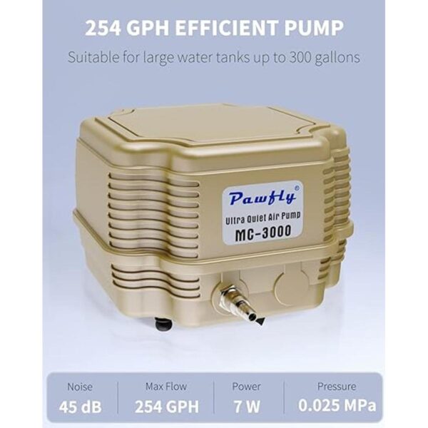 Pawfly Commercial Aquarium Air Pump Oxygen Aerator Pump_2