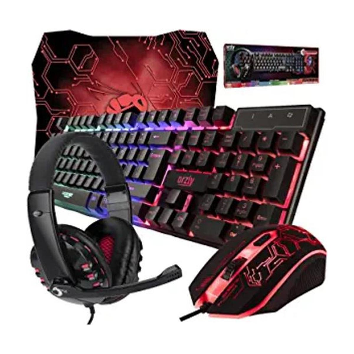 Teclado para juegos mouse y mouse y mouse pad y