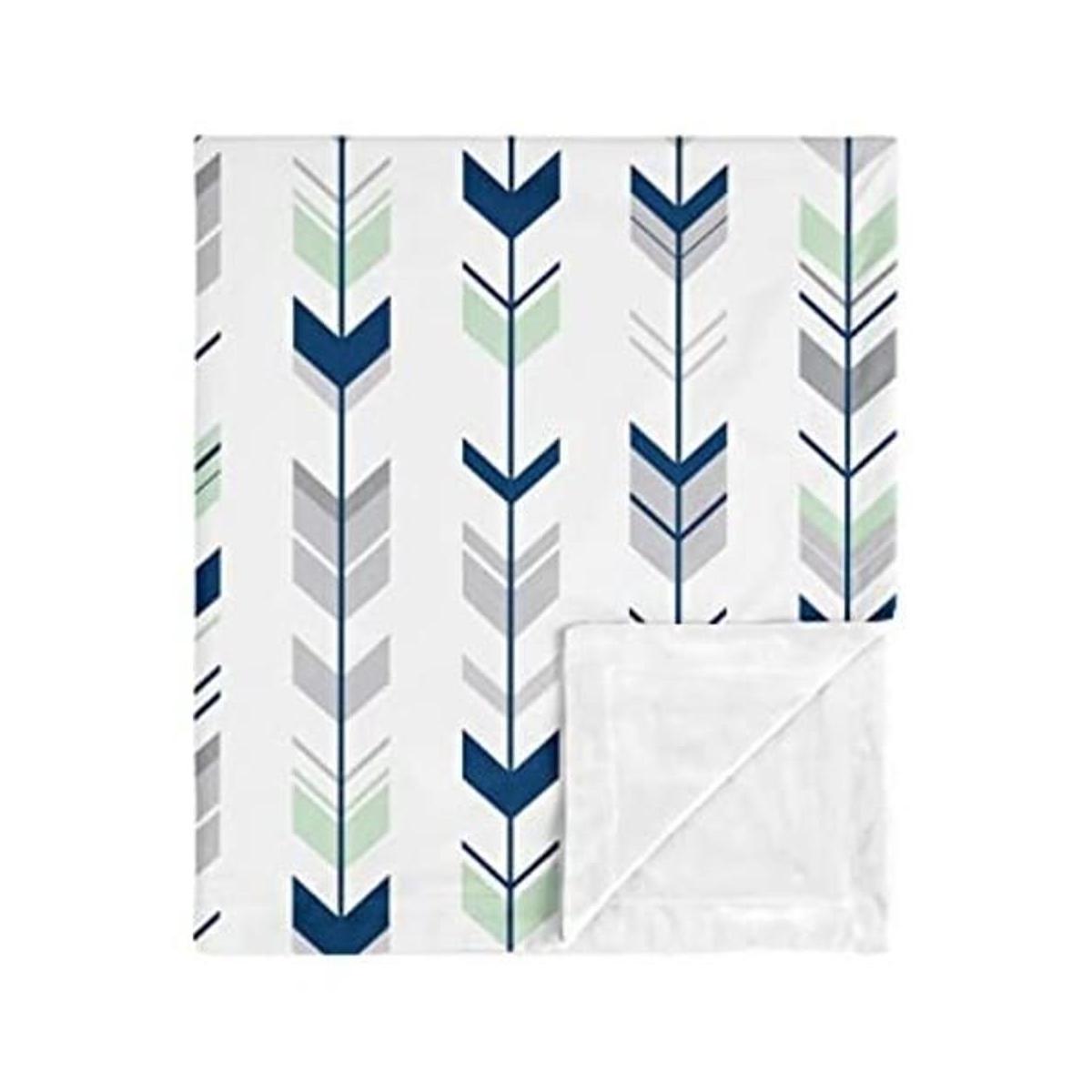 Sweet Jojo Designs Woodland Arrow Woodsy Gray Manta de