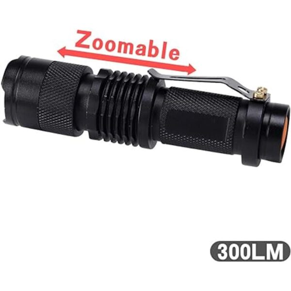 KunHe Pequeñas mini linternas LED de un solo modo con
