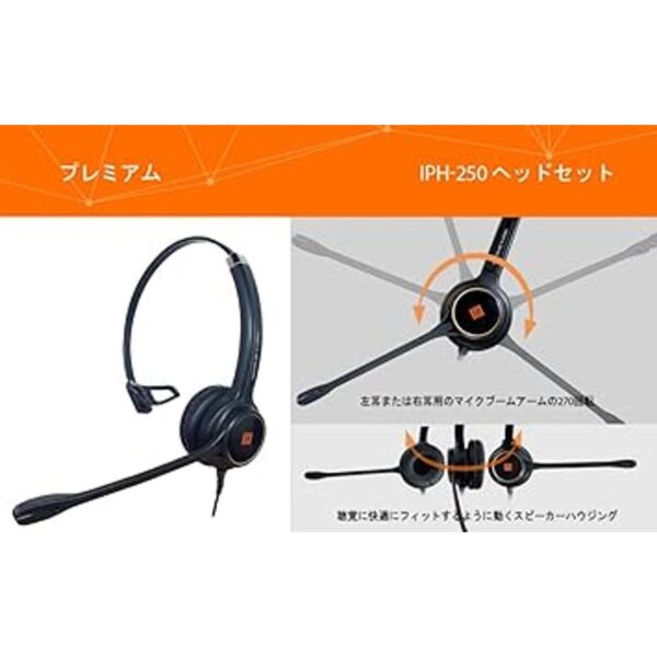 IPD IPH250 Auriculares de oficina con cancelación de_6