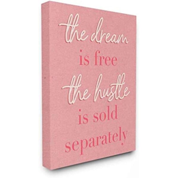 Stupell Industries The Dream is Free Fashion Lienzo_1