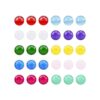 FYGEM 10 colores 200 cuentas redondas de 0.39 pulgadas_3