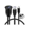 BATIGE Cable USB 3.0 tipo C 3.1 para montaje en el coche_1