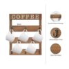 EMAISON Soporte para tazas de café de madera de pino real_4
