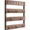 EMAISON Soporte para tazas de café de madera de pino real_1