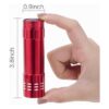 KunHe W30 Mini linternas pequeñas de aluminio paquete de_2