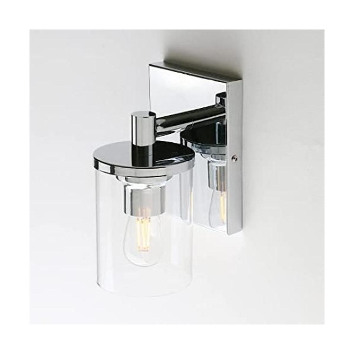 Pathson Aplique de pared vintage de 1 luz luz de pared de