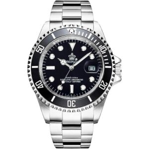 REGINALD Mens Watch Luminous Quartz Rotatable Bezel_1