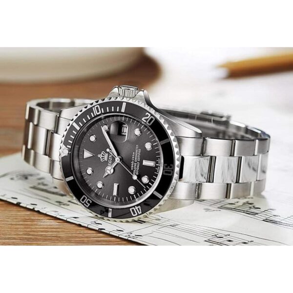 REGINALD Mens Watch Luminous Quartz Rotatable Bezel_4