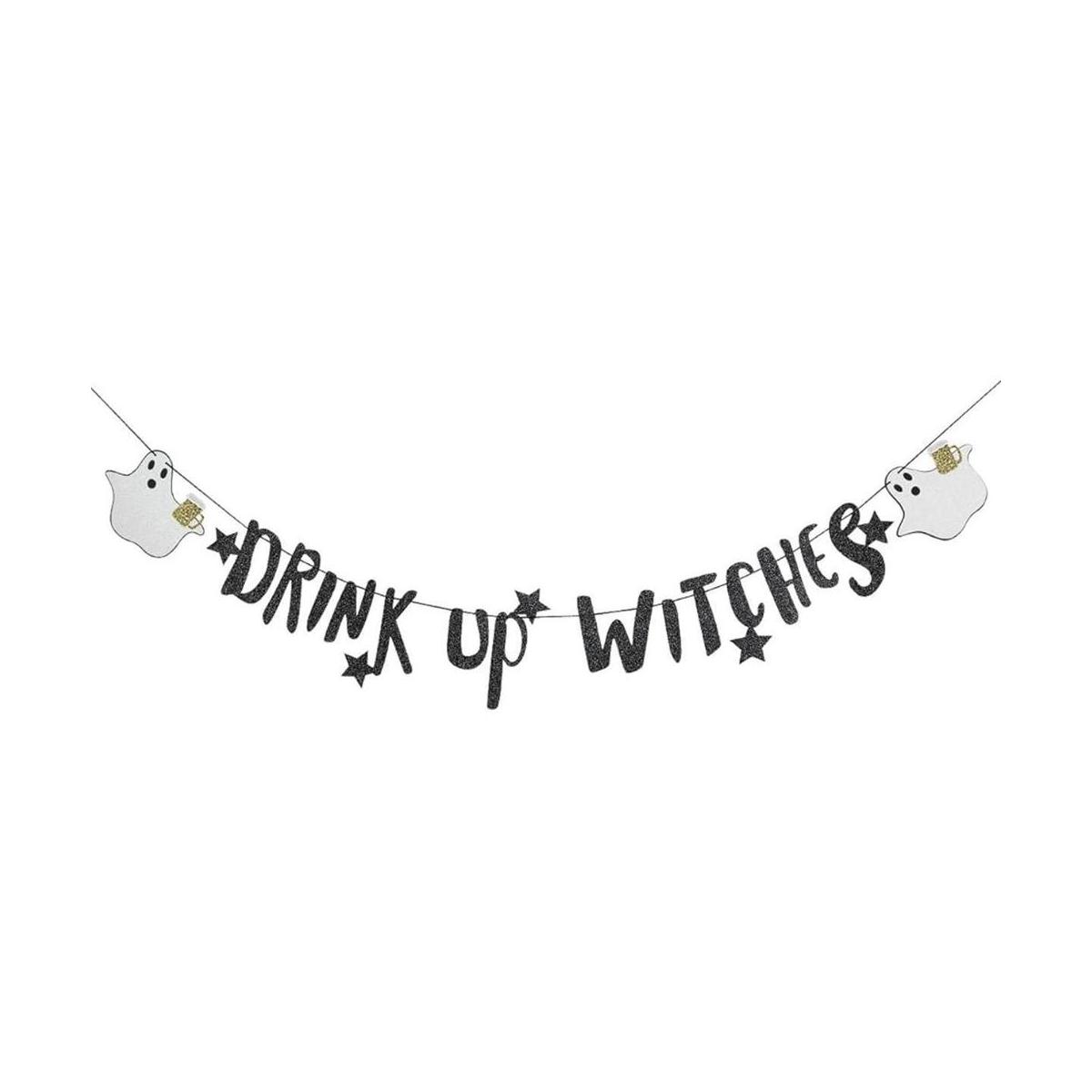 Brujas Beber Up Banner negro Bandera de brujas de