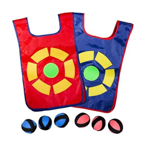 Best Dodgeball Juego de juego para niños con 2 chalecos de_1