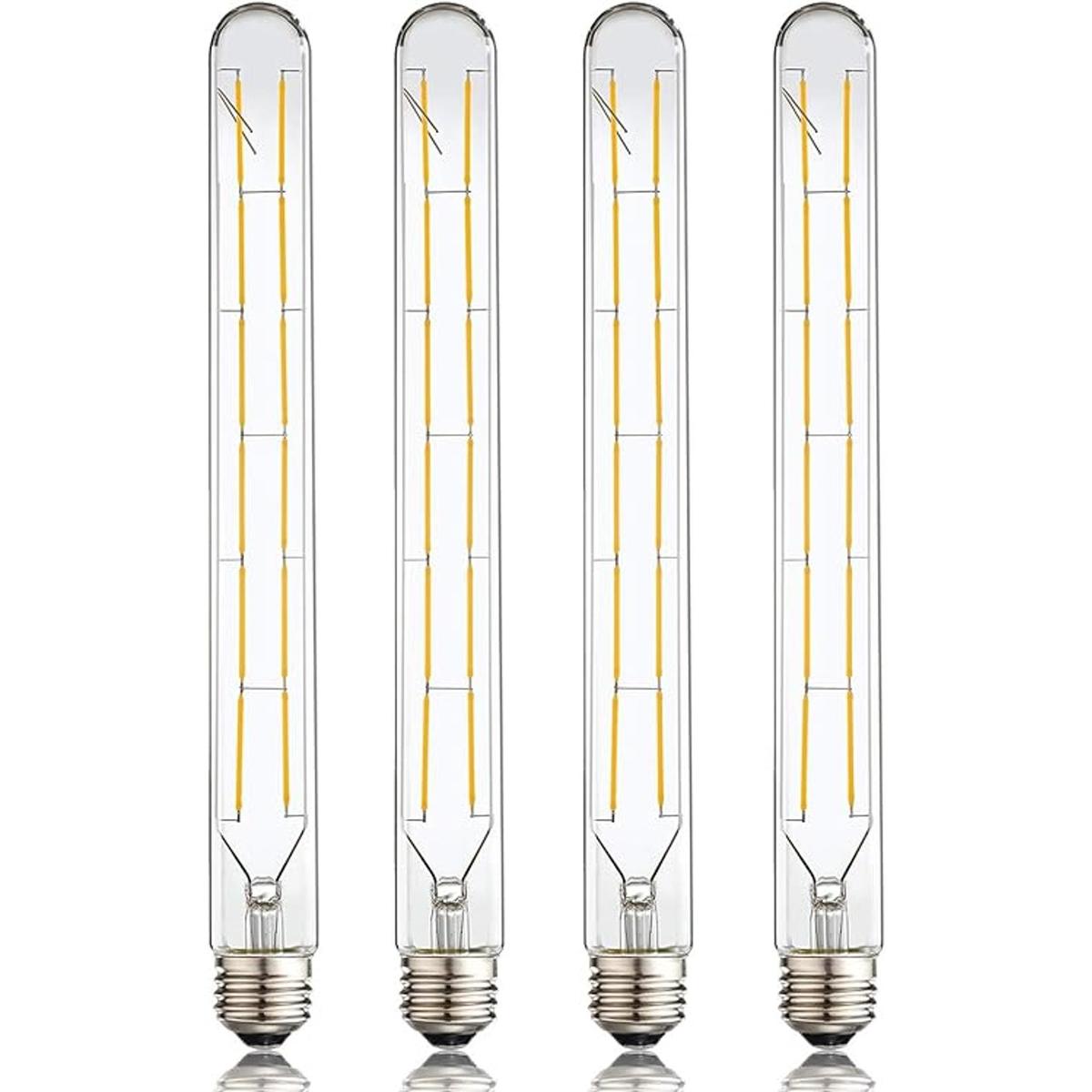 LEOOLS Bombillas de tubo LED bombilla de filamento LED