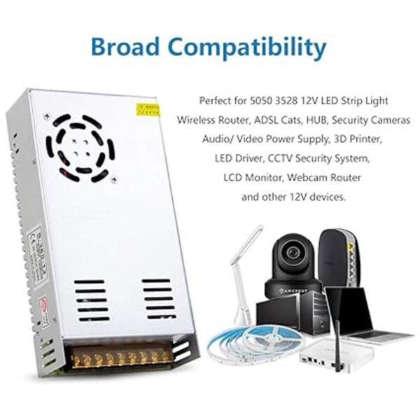 SHNITPWR Fuente de alimentación de 12 V 30 A 360 W_6