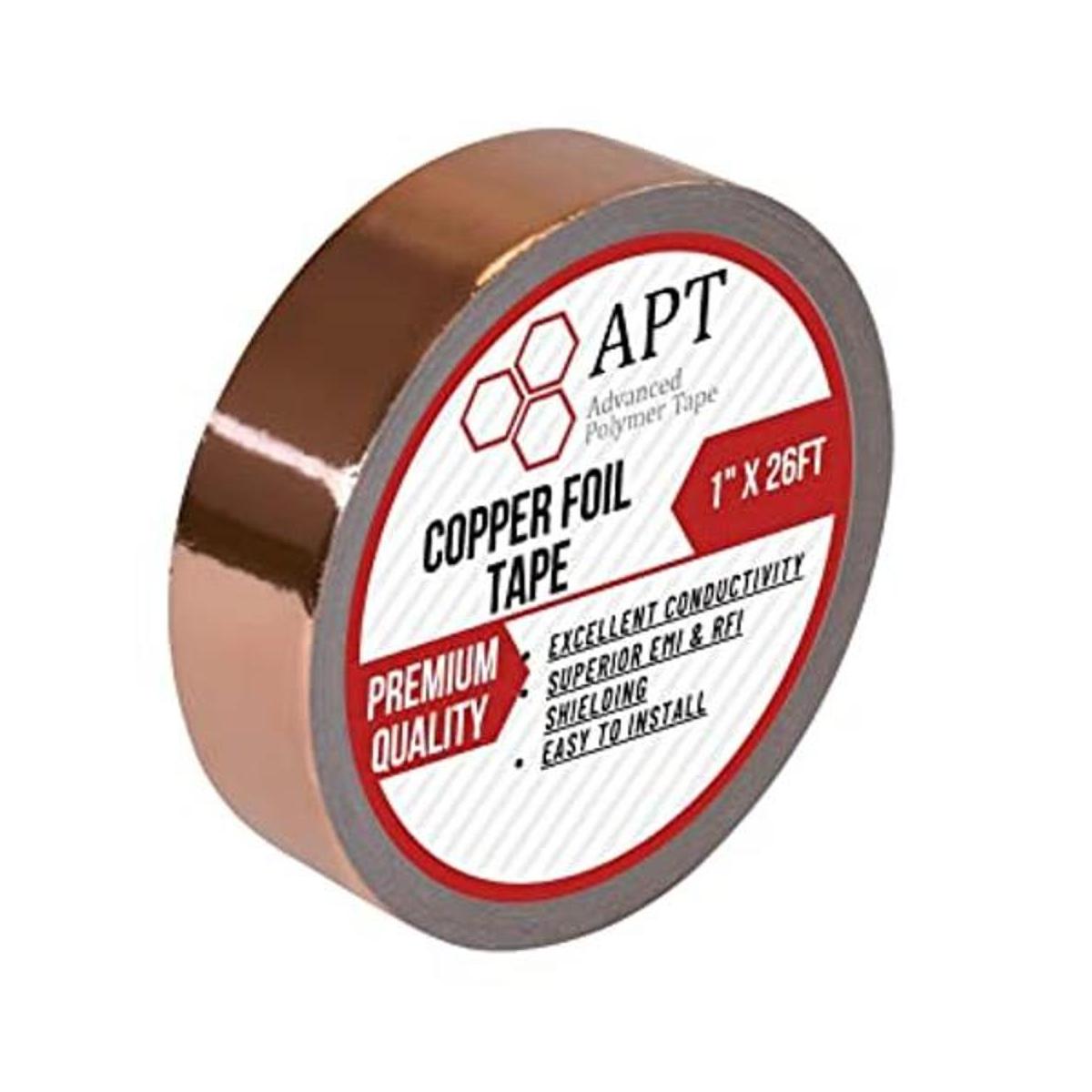 Cinta de aluminio de cobre con adhesivo acrílico