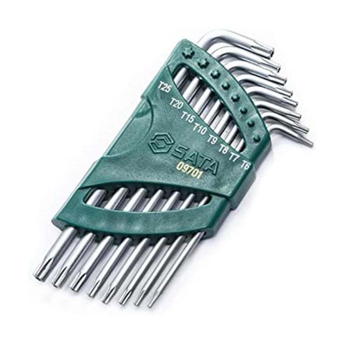 SATA ST09701 Juego de llaves Torx de brazo largo a prueba