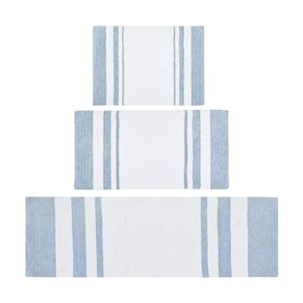 Madison Park Alfombra reversible de spa 100 algodón a_5