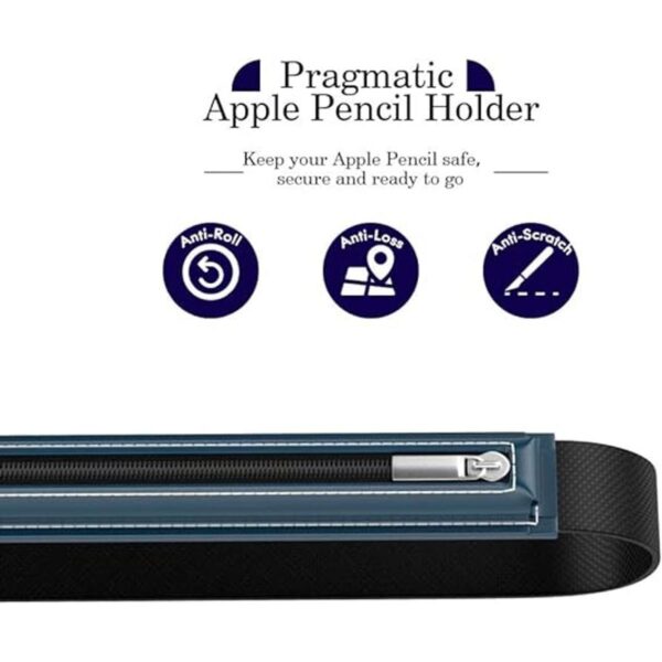 MoKo Funda de piel sintética con cierre para Apple Pencil_4