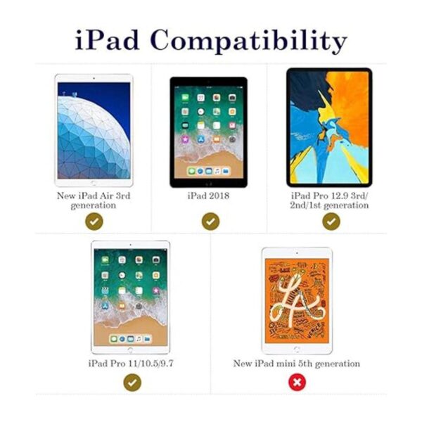 MoKo Funda de piel sintética con cierre para Apple Pencil_3