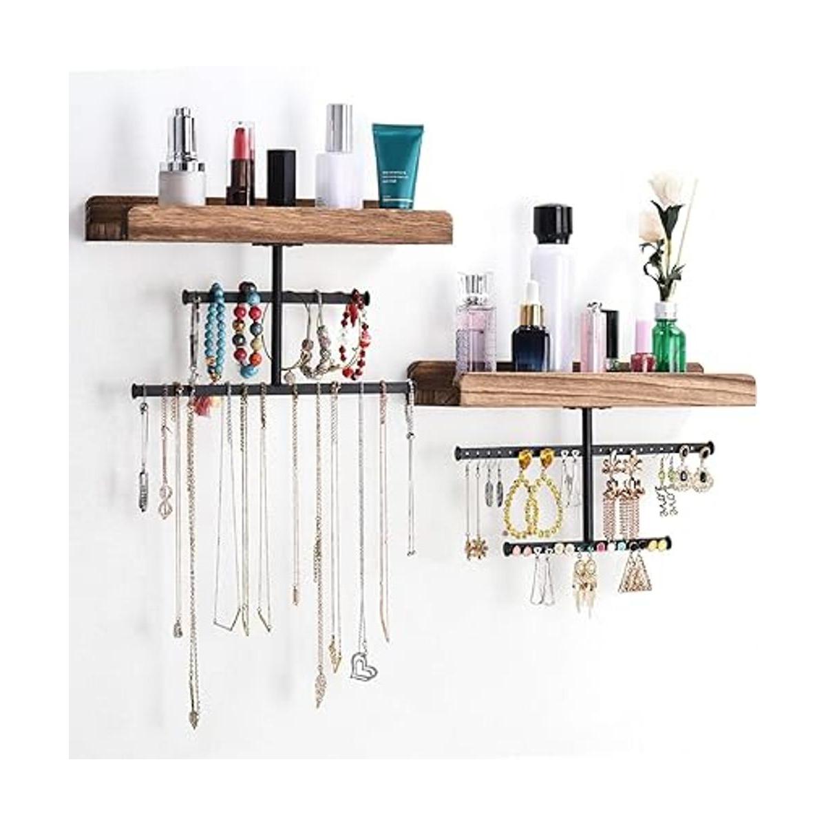 Keebofly Organizador de joyas colgante para montar en