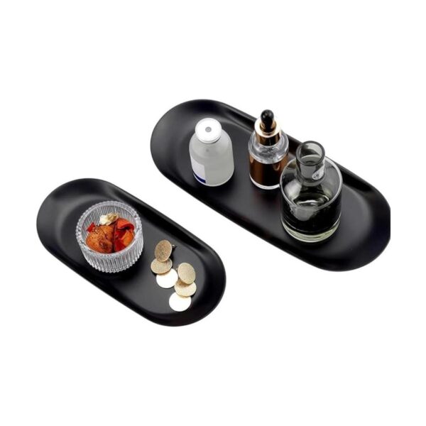 FREELOVE Bandeja de metal para servir toallas platos