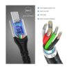 Cable corto USB C Paquete de 3 Fasgear de carga rápida_4
