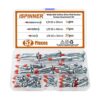 ISPINNER Kit surtido de 52 tornillos de anclaje huecos de_1