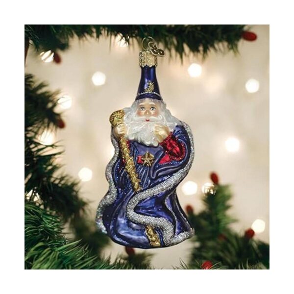 Mago de Navidad del viejo mundo adornos soplados de vidrio_2