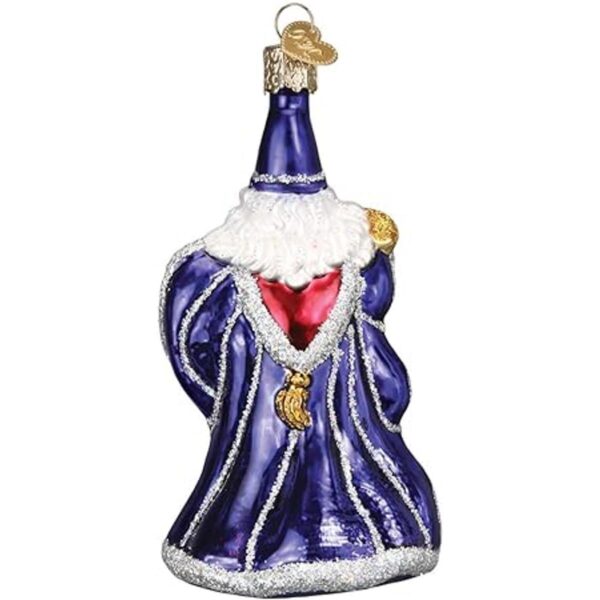 Mago de Navidad del viejo mundo adornos soplados de vidrio_3
