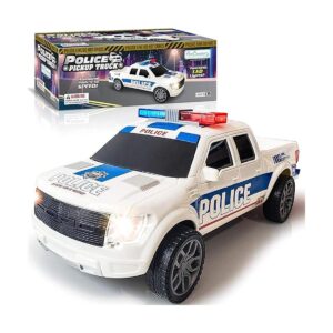ArtCreativity Camioneta de policía con faros LED y