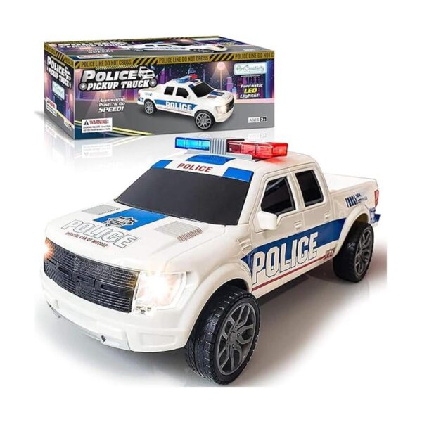 ArtCreativity Camioneta de policía con faros LED y