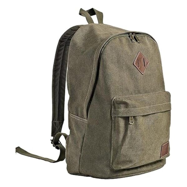 Mochila escolar de lona para laptop mochila duradera