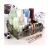 Hipiwe Organizador de maquillaje acrílico de 3 ranuras