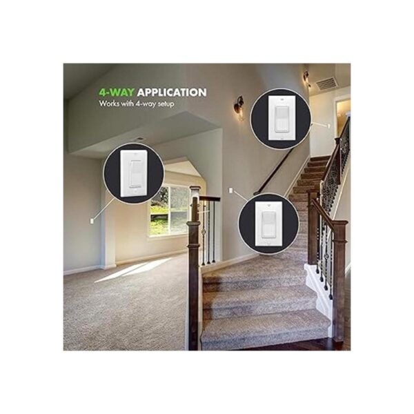 Enerlites Interruptor basculante de luz para decoración_6