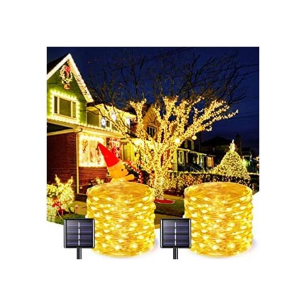 JMEXSUSS Luces solares de Navidad impermeables al aire_1