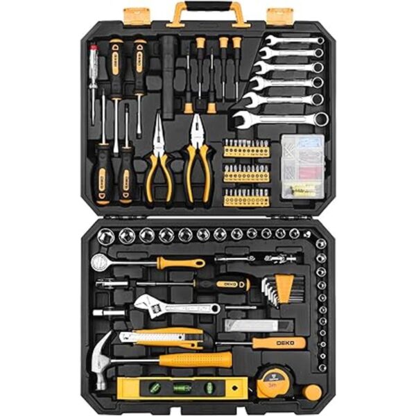 DEKOPRO Juego de herramientas de 208 piezas kit de