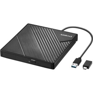 Unidad de DVD externa USB 3.0 USB C CD grabador Amicool_1