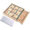 BOHS Juego de mesa de Sudoku de madera con cajón con_4