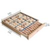 BOHS Juego de mesa de Sudoku de madera con cajón con_5
