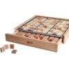 BOHS Juego de mesa de Sudoku de madera con cajón con_3