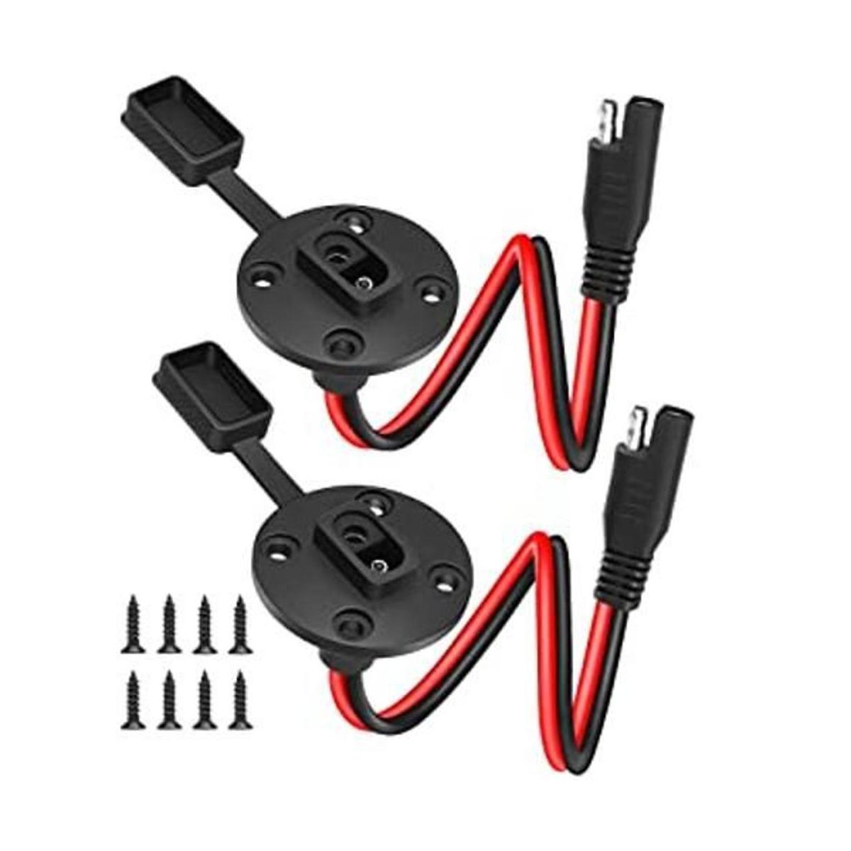 Electop Conector SAE puerto de pared lateral de enchufe