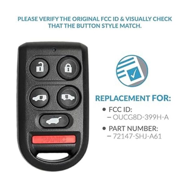 Keyless2Go Reemplazo para llave de coche remoto de entrada_3