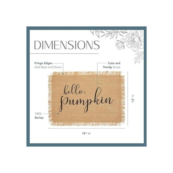 Elrene Home Fashions Juego de 4 manteles individuales de_4