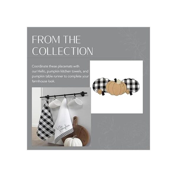 Elrene Home Fashions Juego de 4 manteles individuales de_5