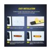 Nilight TL13 10 luces indicadoras laterales ámbar rojo_2