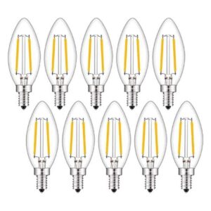 OMAYKEY Bombilla LED de candelabro de 2 W equivalente a_1