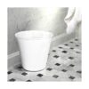 Monarch Abode 19028 Classic White Monarch Basurero de