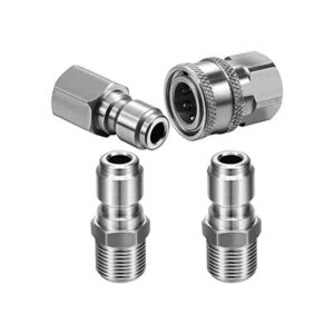 Hotop NPT 38 pulgadas acero inoxidable macho y hembra kit