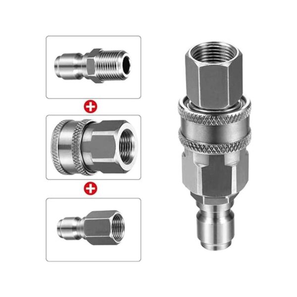 Hotop NPT 38 pulgadas acero inoxidable macho y hembra kit